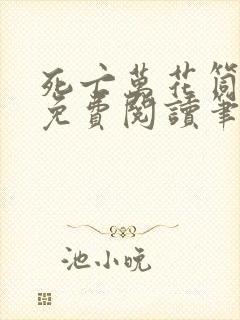 死亡万花筒小说免费阅读笔趣阁