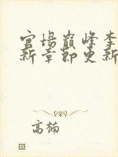 官场巅峰李霖最新章节更新