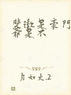 裴彻是豪门大少爷是不