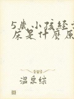 5岁小孩经常尿床是什么原因