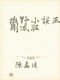 撒野小说巫哲未删减版