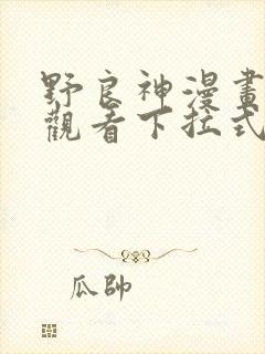 野良神漫画免费观看下拉式