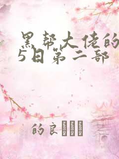 黑帮大佬的365日第二部