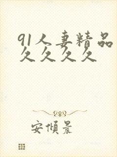 91人妻精品久久久久久