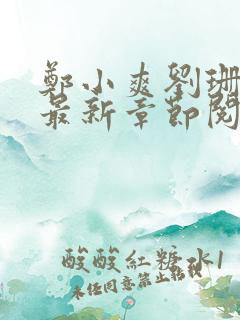 郑小爽刘珊小说最新章节阅读