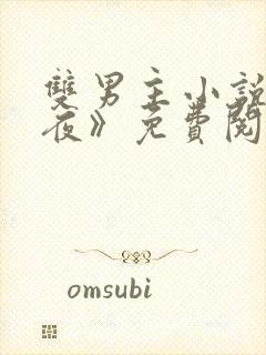 双男主小说《爱夜》免费阅读