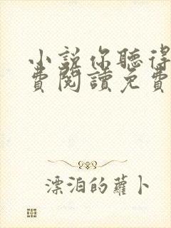 小说你听得见免费阅读免费