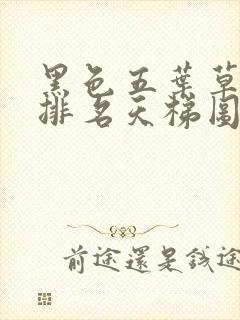 黑色五叶草实力排名天梯图