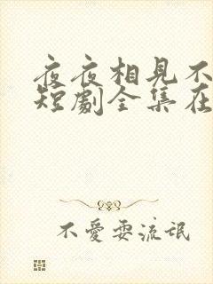 夜夜相见不识君短剧全集在线观看