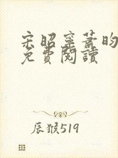 宋昭宁萧昀小说免费阅读