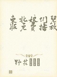 东北娘们儿国语版免费播放