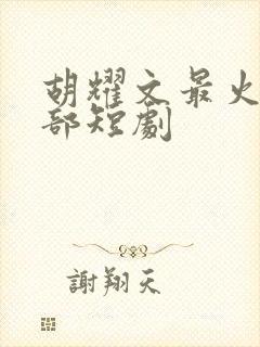 胡耀文最火的三部短剧