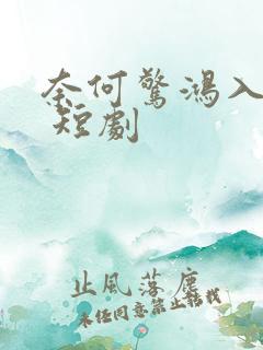 奈何惊鸿入我心 短剧