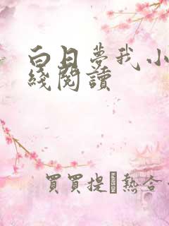 白日梦我小说在线阅读