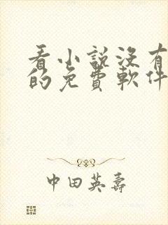 看小说没有广告的免费软件