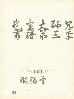 我家大师兄有点靠谱第三季动漫免费观看