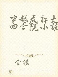 穿越成许大茂的四合院小说