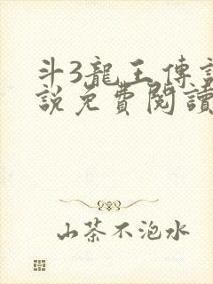 斗3龙王传说小说免费阅读