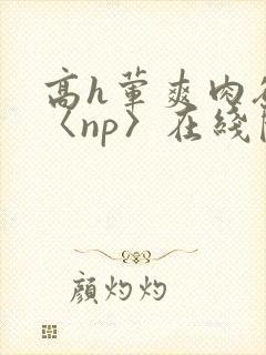 高h荤爽肉欲文〈np〉在线阅读