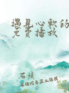 遇见心软的短剧免费播放