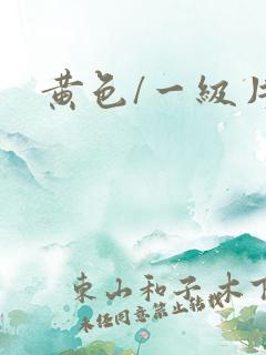 黄色/一级片
