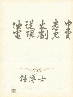 他从火光中走来电视剧免费播放全集