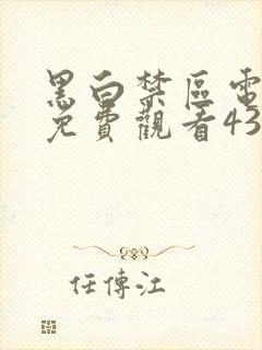 黑白禁区电视剧免费观看43集