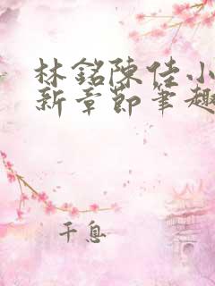 林铭陈佳小说最新章节笔趣阁