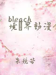 bleach 境·界动漫全集免费观看在线