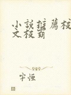 小说推荐校园甜文校霸