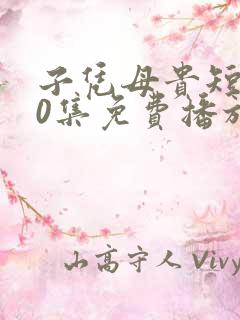 子凭母贵短剧70集免费播放