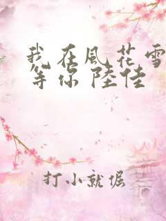 我在风花雪月里等你 陆佳
