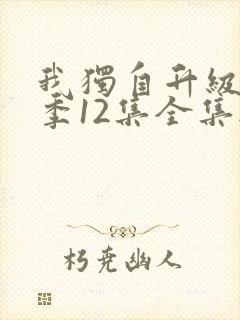 我独自升级第二季12集全集无删减版