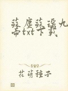 苏尘苏瑶九龙神帝txt下载