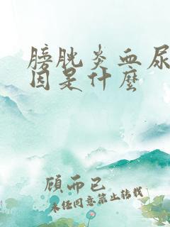 膀胱炎血尿的原因是什么