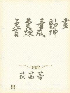 免费看动画片 百炼成神