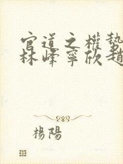 官道之权势滔天林峰宁欣赵小二