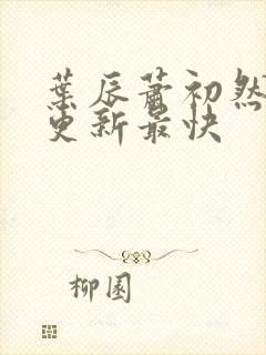 叶辰萧初然免费更新最快