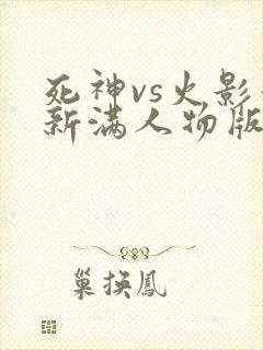 死神vs火影最新满人物版