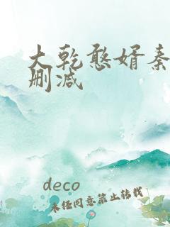 大乾憨婿秦墨无删减