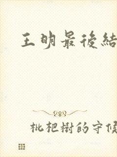 王明最后结局