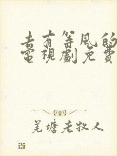 去有等风的地方电视剧免费观看