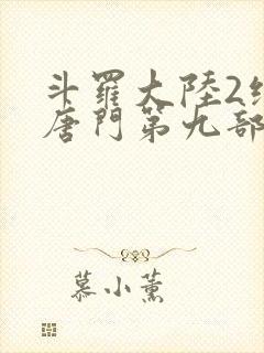 斗罗大陆2绝世唐门第九部