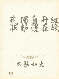 我独自升级国语版动漫在线观看