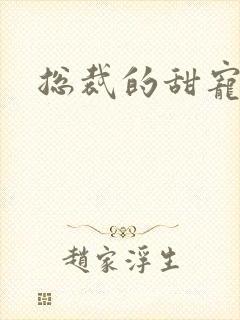 总裁的甜宠娇妻