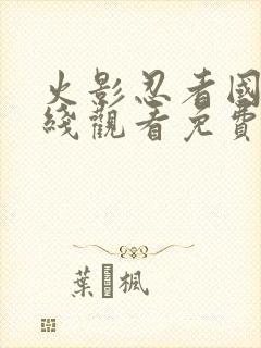 火影忍者国语在线观看免费