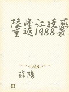 陆峰江晓燕全本重返1988最新章节