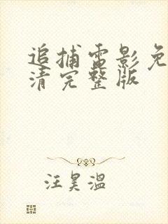 追捕电影免费高清完整版