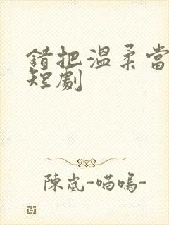 错把温柔当情深短剧