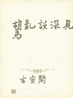 胡乱说深见君无马